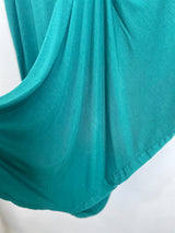 Jade Pleated Kaftan Dress (Emerald) - XS