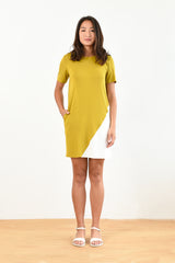 Tommy T-Shirt Dress (Mustard) - M