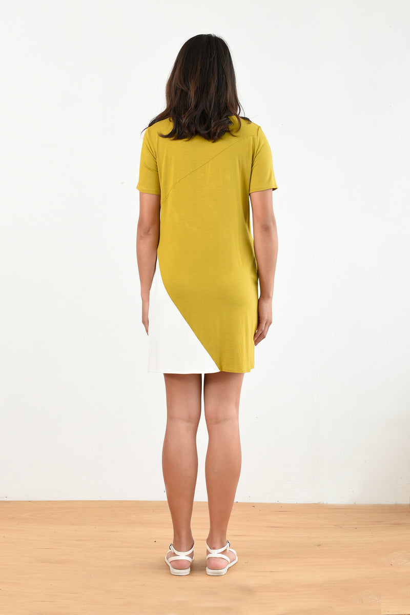 Tommy T-Shirt Dress (Mustard) - M