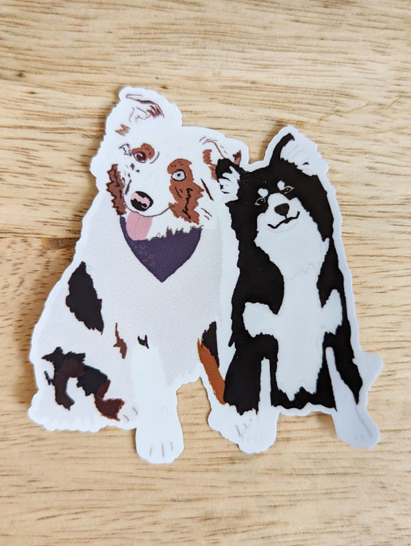 Two Good Boys Stickers