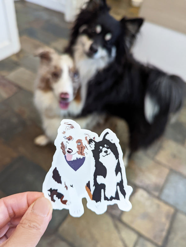 Two Good Boys Stickers