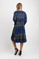 Cali Long Duster (Blue Mix) - S