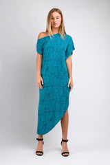 Lola Asymmetric Maxi (Line Print) - M