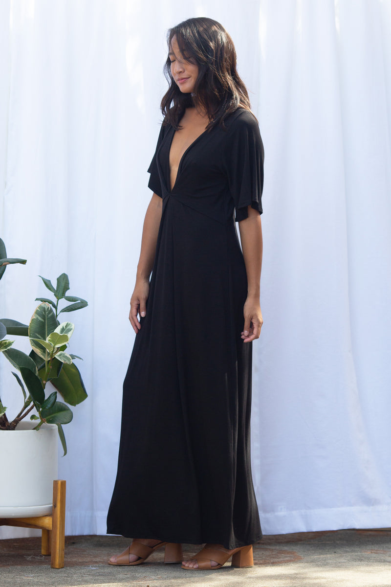 Kori Pleated Maxi (Black)