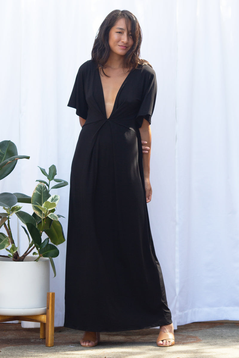 Kori Pleated Maxi (Black)