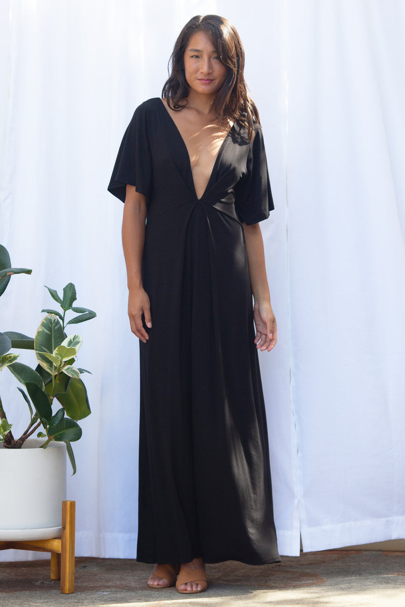 Kori Pleated Maxi (Black)