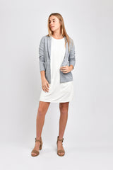 Kelly Shawl Jacket (Heather Blue) - S