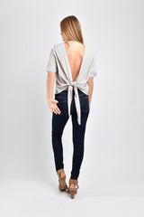 Carson Reversible Tie Top (Oxford Stripe) - XS