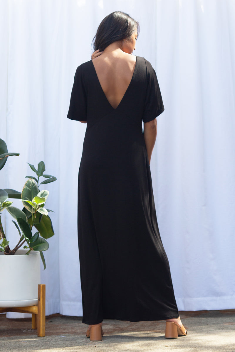 Kori Pleated Maxi (Black)